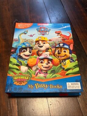 Paw Patrol Dino Rescue Story book with figurines imaginary play